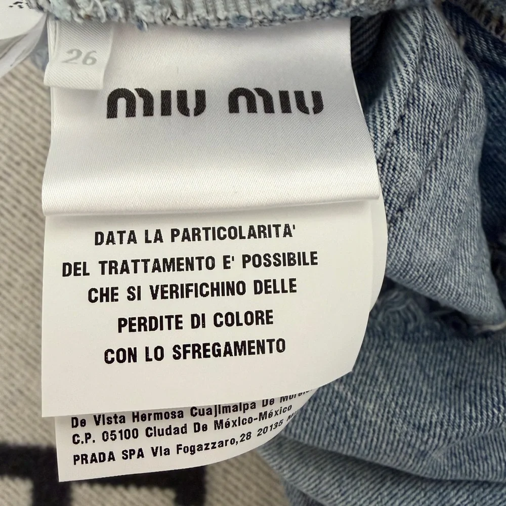 Miu Miu Denim shorts